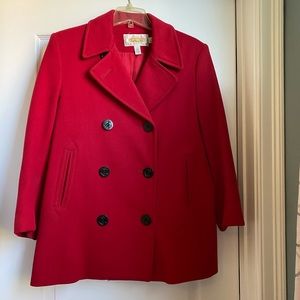 Gorgeous red vintage Talbot’s coat. Hello, holidays!